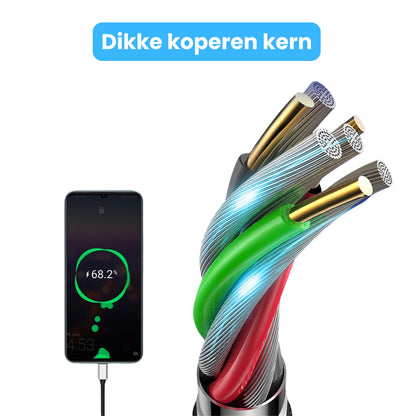 VoltLine™ - Oplaadkabel USB naar USB C