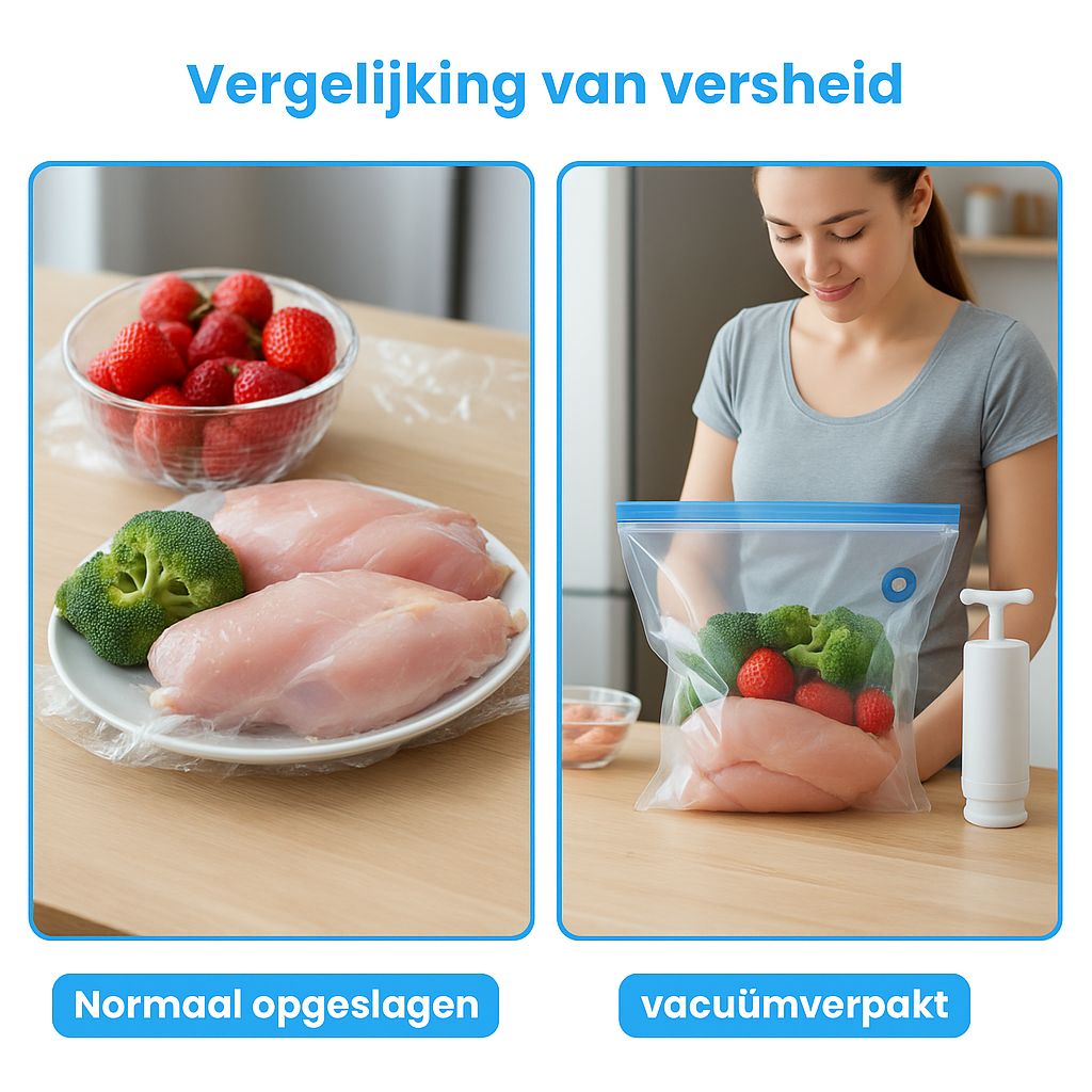 Vacuüm voedselzakken