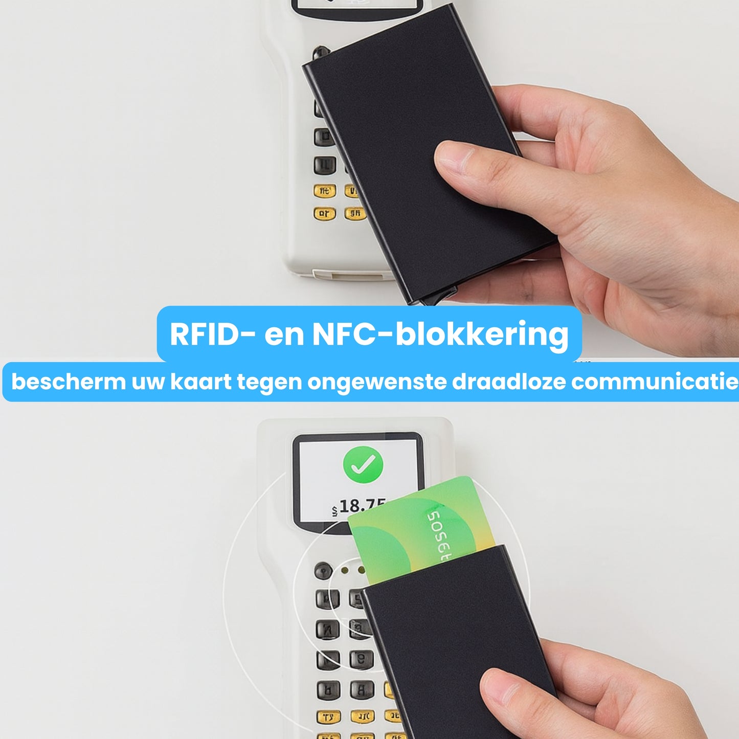 Cardian™ - De metalen creditcard houder - Slim, Sterk, veilig