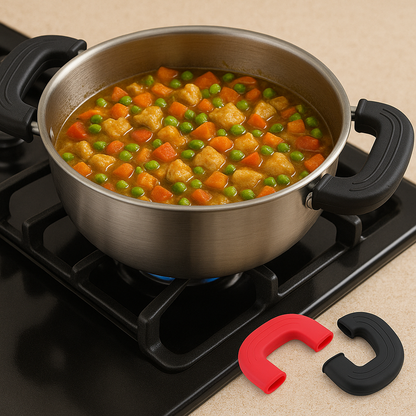 HeatHandles™ – Siliconen handgrepen – De slimme oplossing tegen hete pannen