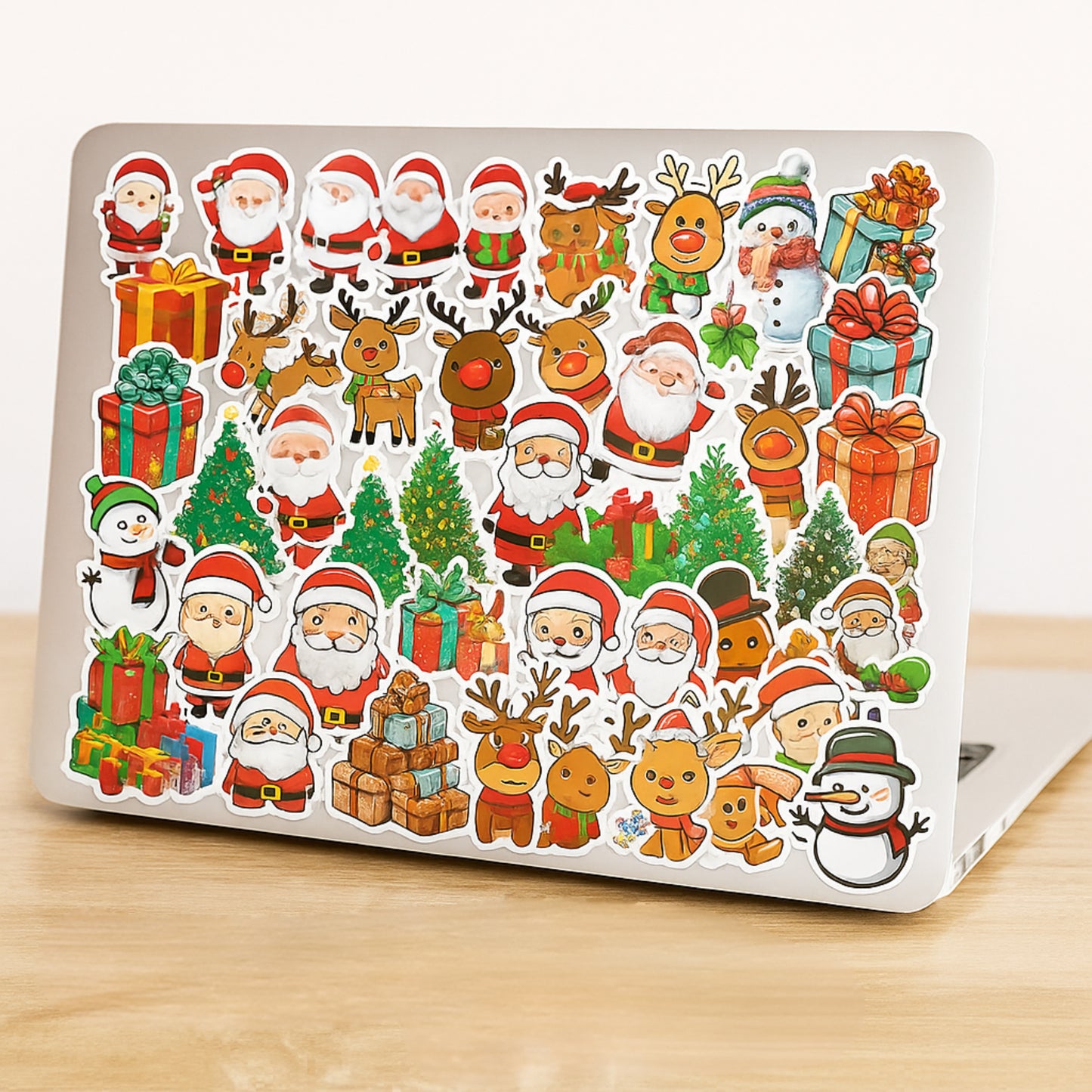 Kerstmis stickers (50 stuks) - Versier, lach en plak de feestdagen vol!