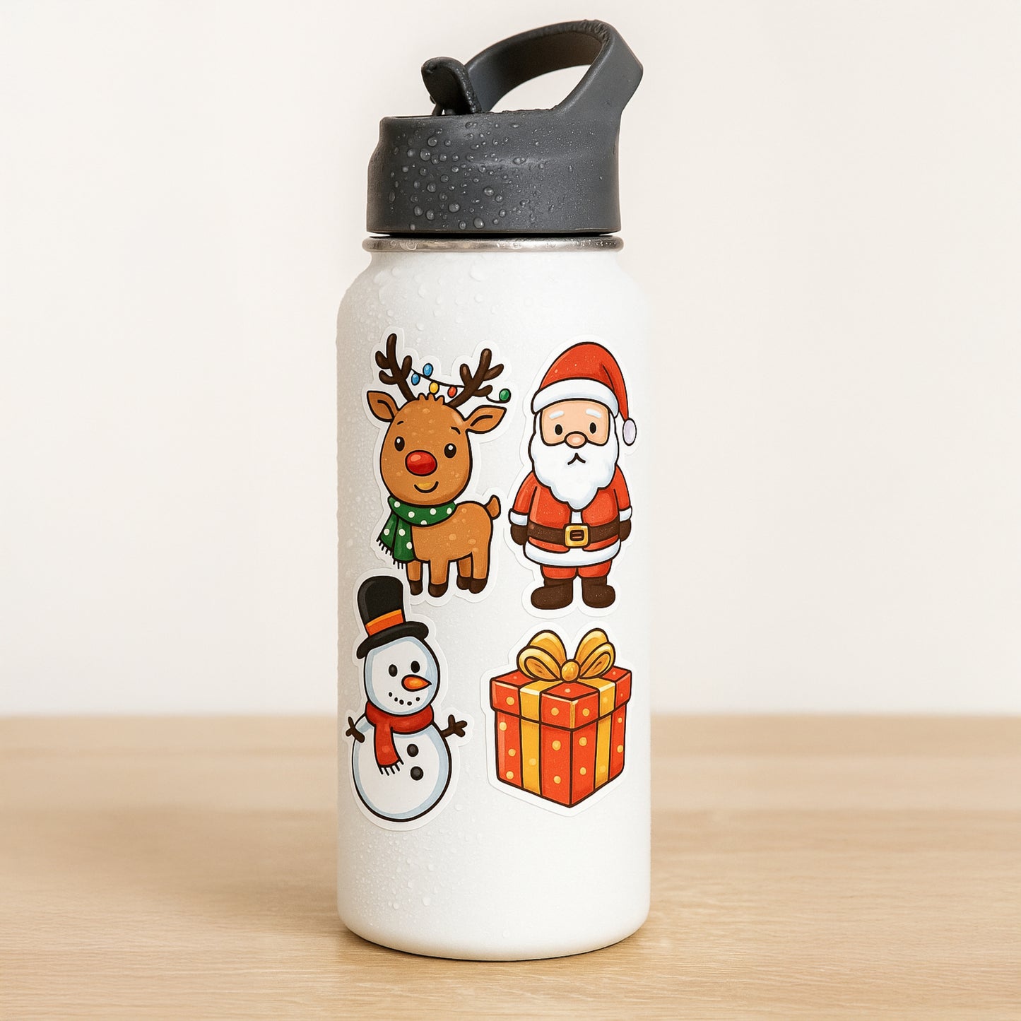 Kerstmis stickers (50 stuks) - Versier, lach en plak de feestdagen vol!