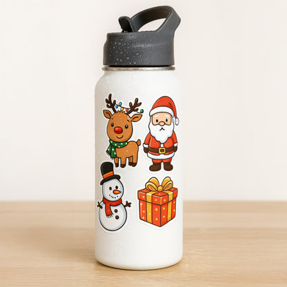 Kerstmis stickers (50 stuks) - Versier, lach en plak de feestdagen vol!
