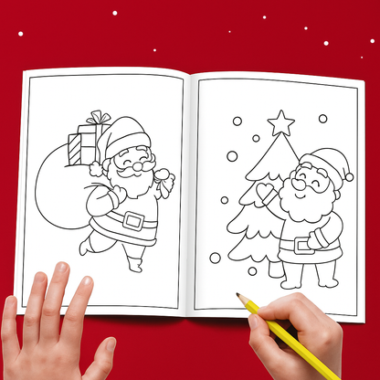 Kerst kleurboeken set (6 stuks)