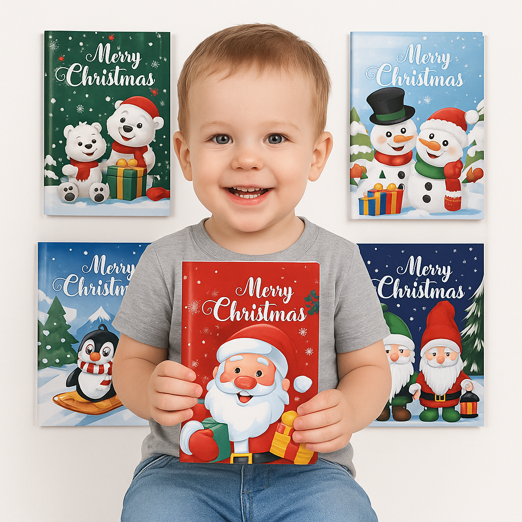 Kerst kleurboeken set (6 stuks)
