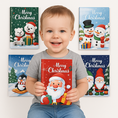 Kerst kleurboeken set (6 stuks)