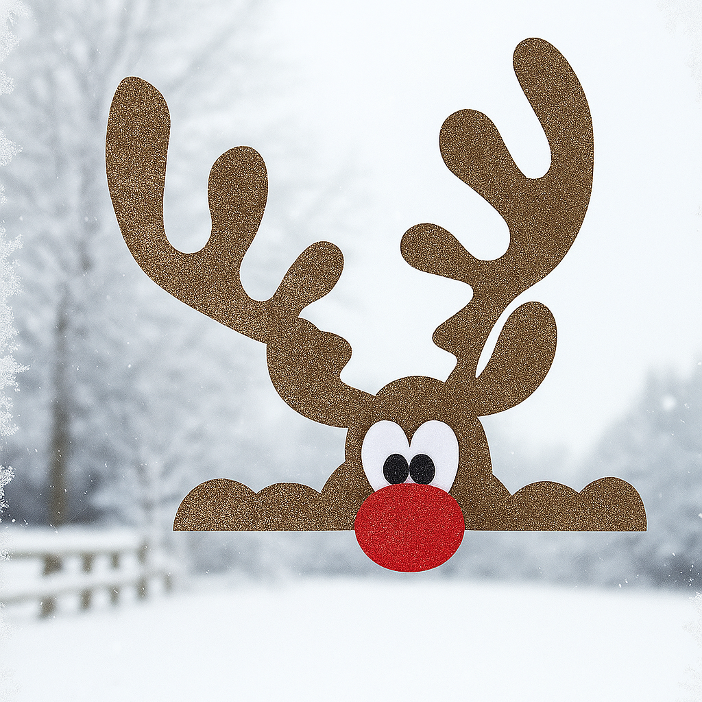 XmasDeco™ - Kerstmis raam en deur stickers - laat je huis stralen