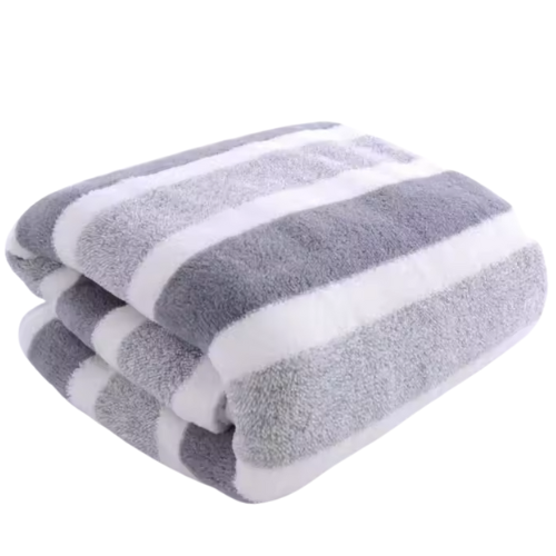 Microvel handdoek Grijs