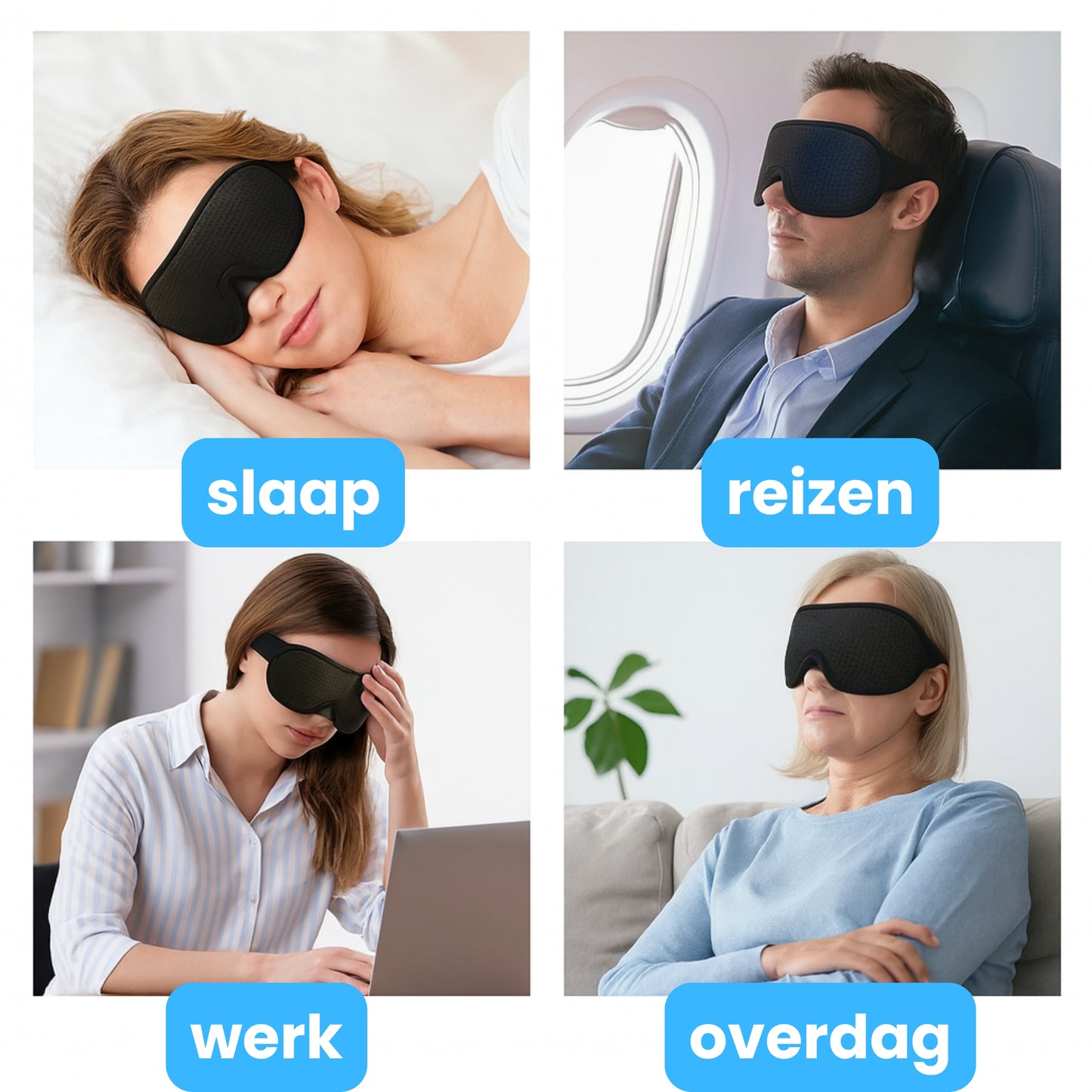 Luness™ - Slaapmasker voor een diepe, ongehinderde nachtrust