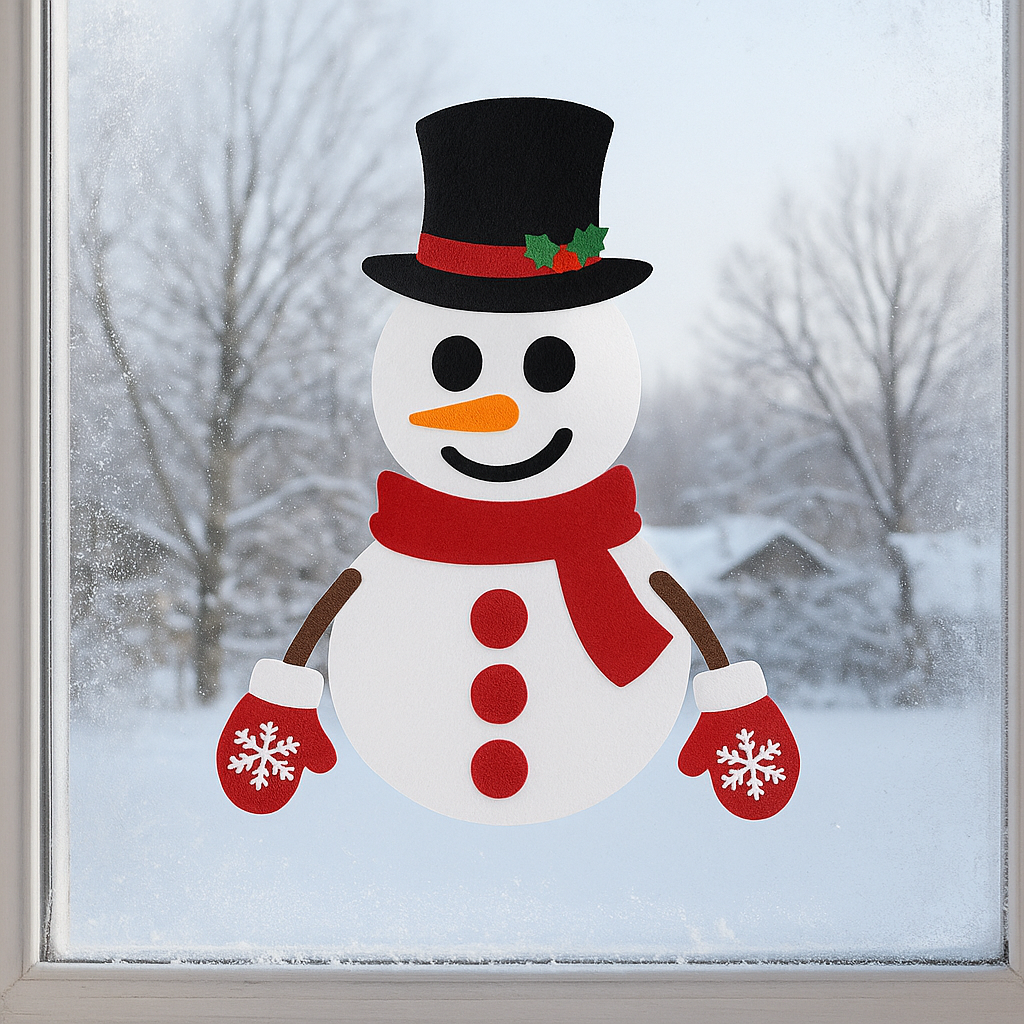 XmasDeco™ - Kerstmis raam en deur stickers - laat je huis stralen