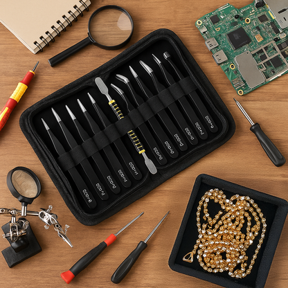 Pincettenset 12-delig