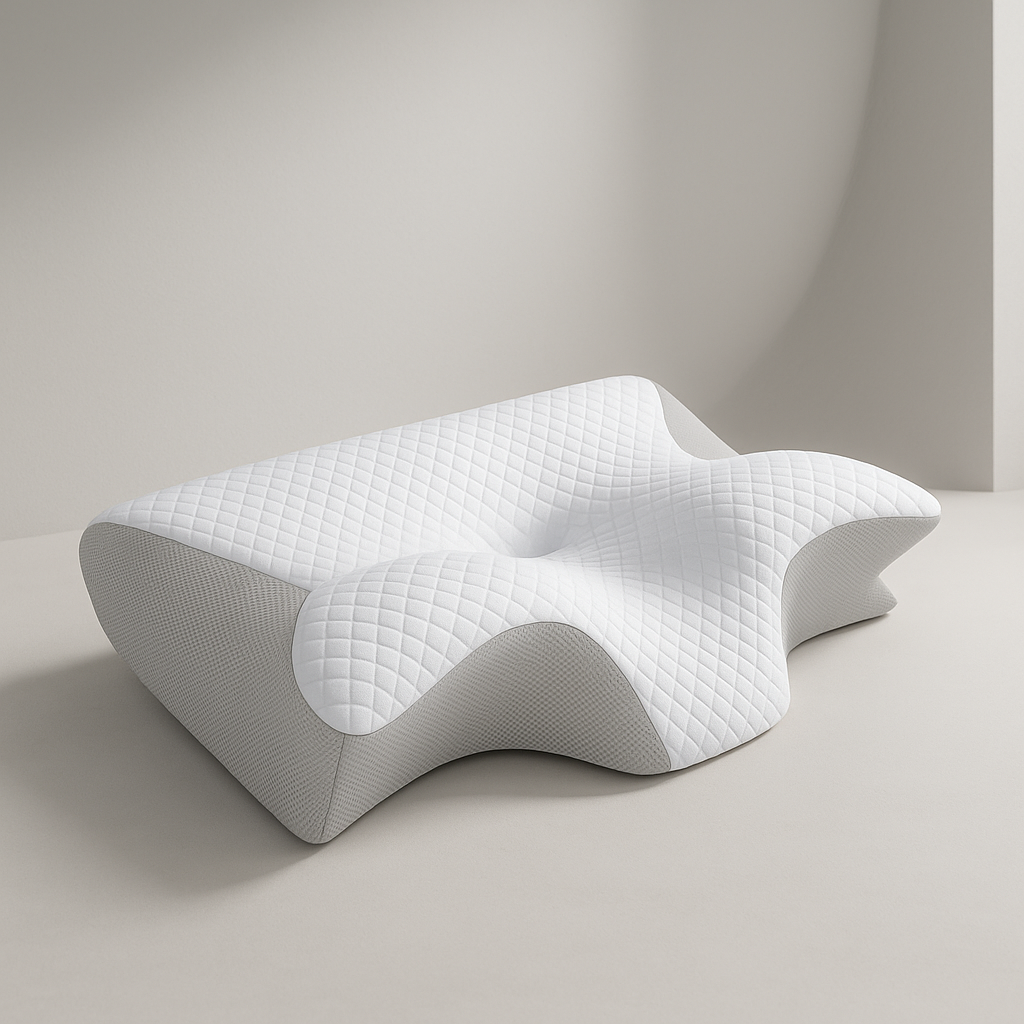 Lumora™ - Ergonomisch kussen ontworpen om nekpijn te verlichten.